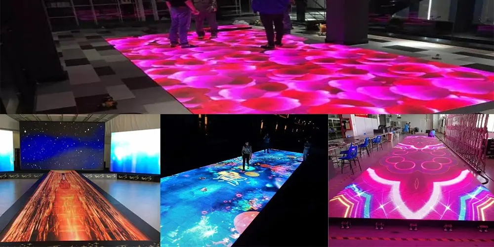 interactive led floor tiles