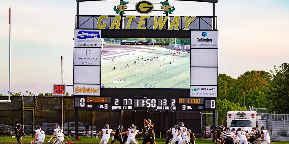 video scoreboards