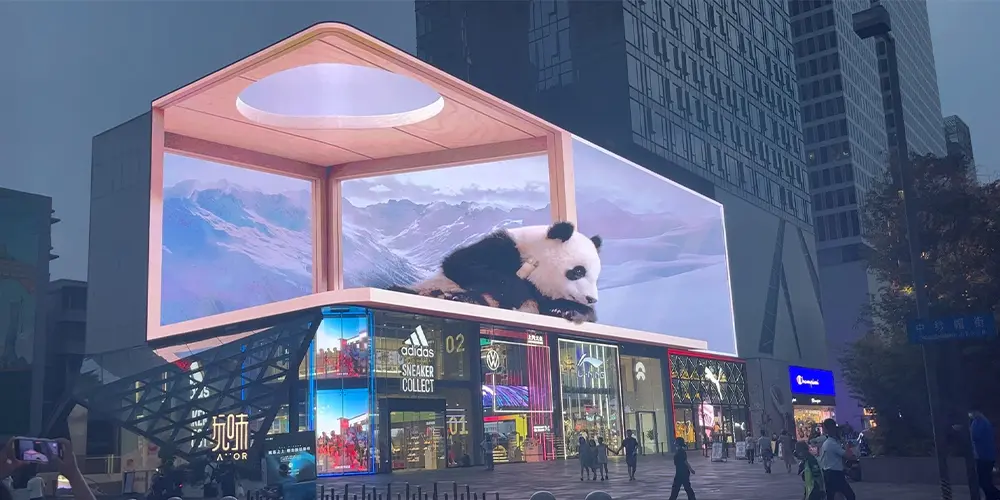 China 3D billboards
