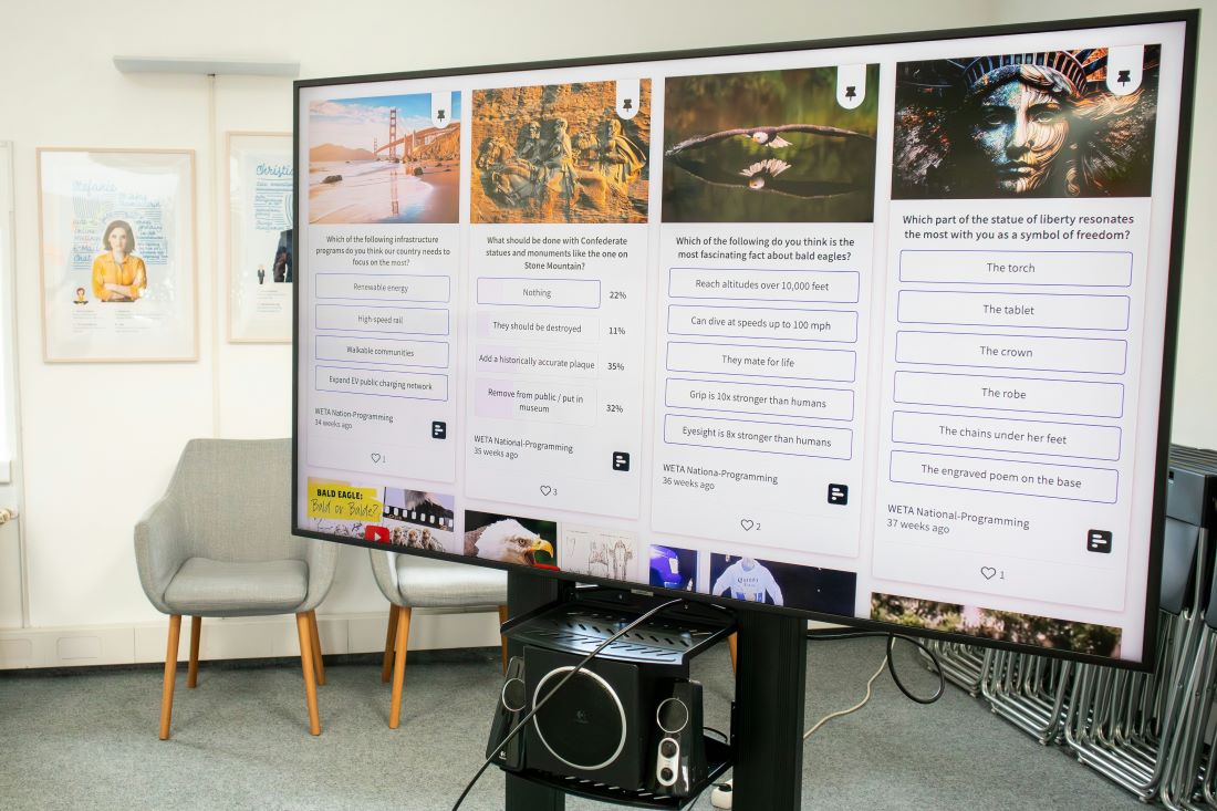 Floor-Standing Interactive Boards